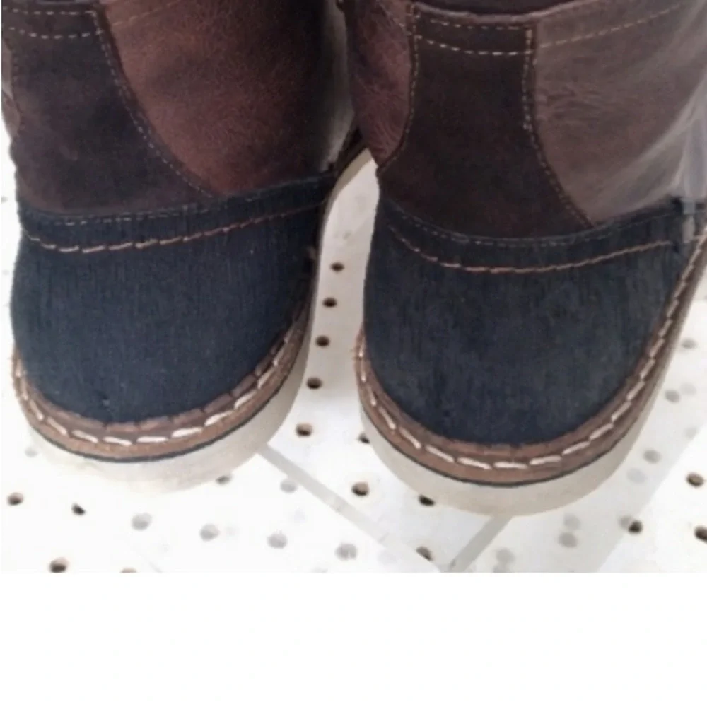 BULL BOXER | Brown Boots |  Men's Casual Work Moto Winter lace up 12 US